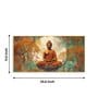 Ancient Buddha Glass Finish Horizontal Wall Art