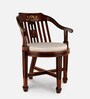 Ancient India Arm Chair (Set of 2) in Teak Gold Finish in