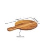 Ancona Honey Brown Acacia Wood  Cheese Board