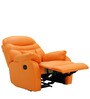 Ancona 1 Seater Manual Recliner Chair in Rust Colour