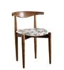 Andaman Dining Chair In Printed Beige Colour