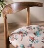 Andaman Dining Chair In Printed Beige Colour