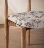 Andaman Dining Chair In Printed Beige Colour