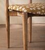 Andaman Dining Chair In Printed Borwn Colour