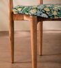 Andaman Dining Chair In Printed Green Colour