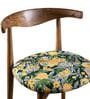 Andaman Dining Chair In Printed Green Colour