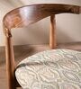 Andaman Dining Chair In Printed Neutral Colour
