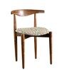 Andaman Dining Chair In Printed Neutral Colour