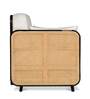 Andaman Havelock Fabric Arm Chair In Dual Finish