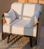 Andaman Havelock Fabric Arm Chair In Dual Finish