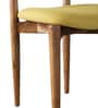 Andaman Natural Teak Wood Dining Chair in Yellow Color