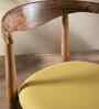 Andaman Natural Teak Wood Dining Chair in Yellow Color