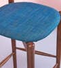 Andaman Teak Bar Stool Finished In Natural Colour