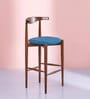Andaman Teak Bar Stool Finished In Natural Colour