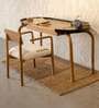 Andaman Teressa Solid Wood Study Table In Dual Tone Finish