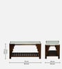 Andau Sheesham Wood Coffee Table In Provincial Teak Finish With Porcelain Top