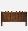 Andau Sheesham Wood Queen Size Bed In Provincial Teak Finish