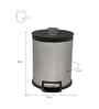 ANDAZ 6821 Fingerprint Resistant Step Bin Metallic