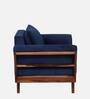 Anderson Solid Wood 1 Seater Sofa in Blue Colour