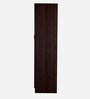 Andes 4 Door Wardrobe with Mirror & Lock + Drawers in Walnut Finish
