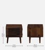 Andorra Sheesham Wood Bed Side Table In Scratch Resistant Provincial Teak Finish