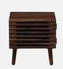 Andorra Sheesham Wood Bed Side Table In Scratch Resistant Provincial Teak Finish