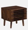 Andorra Sheesham Wood Bed Side Table In Scratch Resistant Provincial Teak Finish