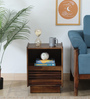 Andorra Sheesham Wood Bed Side Table In Scratch Resistant Provincial Teak Finish