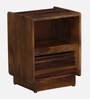 Andorra Sheesham Wood Bed Side Table In Scratch Resistant Provincial Teak Finish