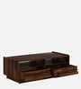 Andorra Sheesham Wood Coffee Table With 2 Drawer In Scratch Resistant Provincial Teak Finish