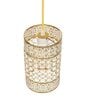 Andre Gold Crystal Hanging Light