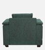 Andres Fabric 1 Seater Sofa In Green Colour