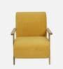 Atreo Fabric Arm Chair In Yellow Colour