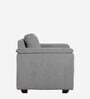 Andres Chenille Fabric 1 Seater Sofa In Ash Grey Colour