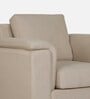 Andres Chenille Fabric 1 Seater Sofa In Beige Colour