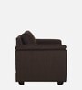 Andres Chenille Fabric 1 Seater Sofa In Chestnut Brown Colour