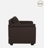 Andres Chenille Fabric 1 Seater Sofa In Chestnut Brown Colour