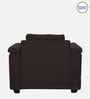 Andres Chenille Fabric 1 Seater Sofa In Chestnut Brown Colour