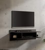 Andrew Wall Engineered Wood Wall Mounted TV Shelf in Wenge Finish