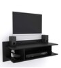 Andrew Wall Engineered Wood Wall Mounted TV Shelf in Wenge Finish