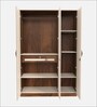 Andrie 3 Door Wardrobe In Dual Finish