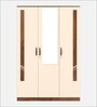 Andrie 3 Door Wardrobe In Dual Finish
