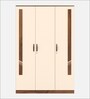 Andrie 3 Door Wardrobe In Dual Finish