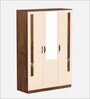 Andrie 3 Door Wardrobe In Dual Finish