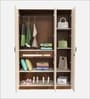 Andrie 3 Door Wardrobe In Dual Finish