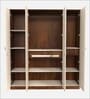 Andrie 4 Door Wardrobe In Dual Finish
