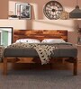 Andromeda Queen Size Bed in Natural Finish