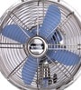 Retro 230 mm Blue & Silver Table Fan