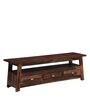 Anette Sheesham Wood TV Unit in Rustic Teak Finish