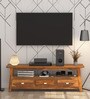 Anette Sheesham Wood TV Unit in Rustic Teak Finish